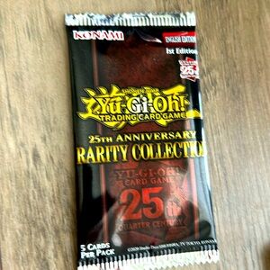 YU GI OH 25th ANNIVERSARY SEALED PACK 1st edition